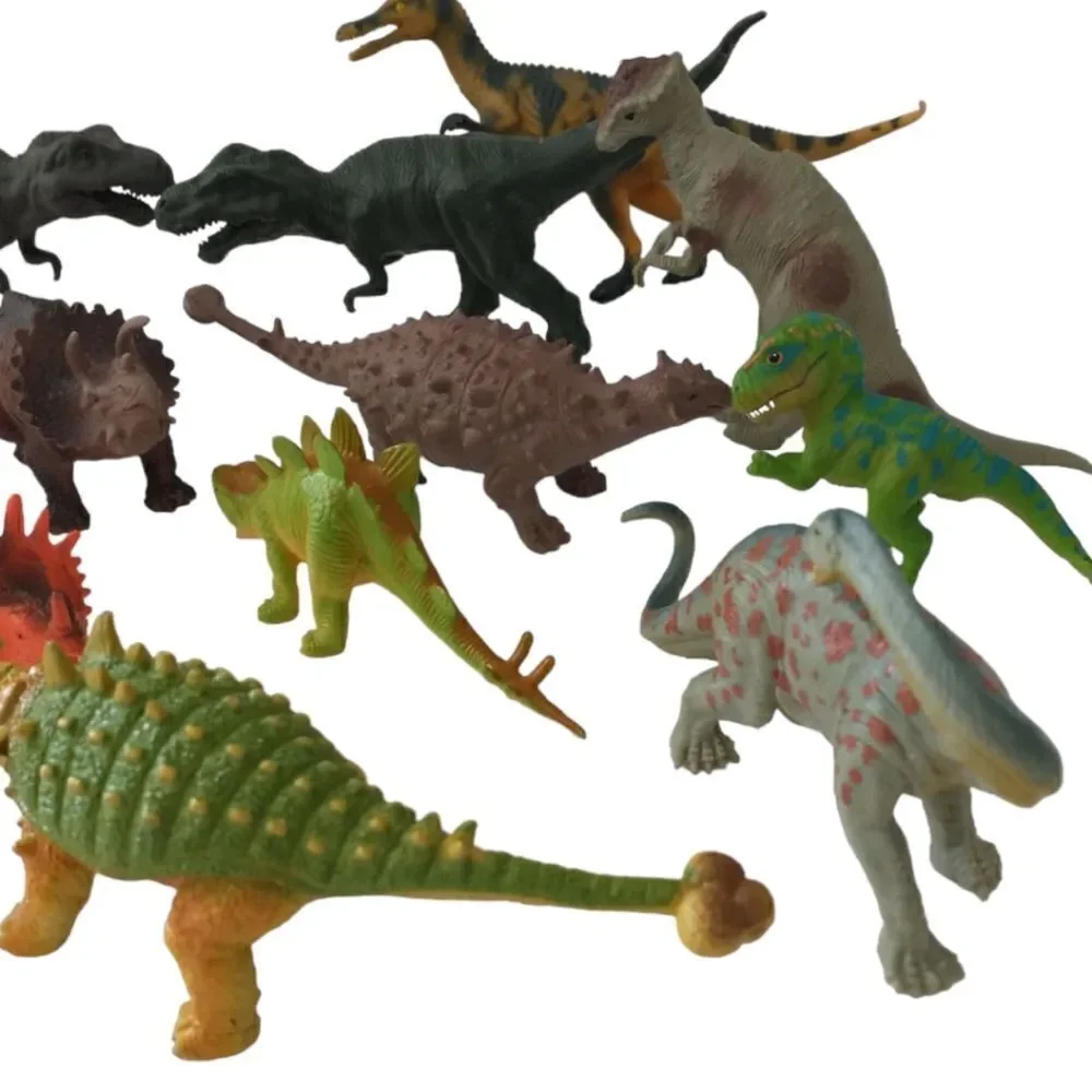 Dinosaurs Lot 14 Play Hard Plastic Vintage to Now Dinos Some Geoworld Safari Ltd